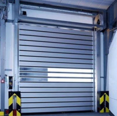 Bảo mật cao cách nhiệt cửa cuộn nhanh dễ dàng cài đặt cấu trúc thép công nghiệp nhanh chóng bảo mật