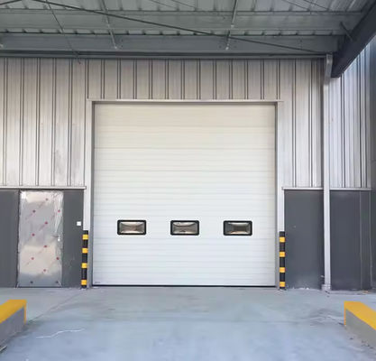 Tùy chọn thông gió thép cách nhiệt cửa phần cho nhu cầu tùy chỉnh thép kẽm cách nhiệt cửa garage